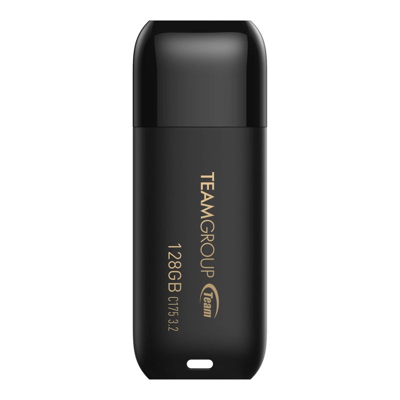 TEAMGROUP C175 128GB USB 3.2 Gen1 (USB 3.1/3.0) Read 100MB/s Flash Thumb Drive, Memory Stick Compatible with Computer/Laptop Matte Black TC1753128GB01 - Image 1